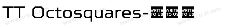 TT Octosquares字体转换 TT Octosquares字体转换